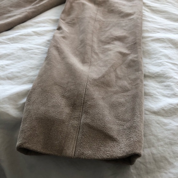 GORGEOUS Vintage Christian Dior suede trouser pants high rise - Picture 8 of 16